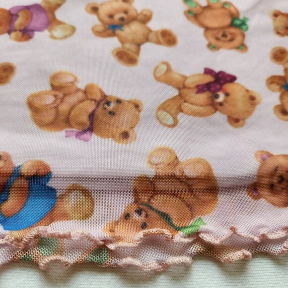 Delia's Dolls Kill Pink Teddy Bear Mini Skirt Cute Coquette Y2K Kawaii XS - Picture 4 of 9